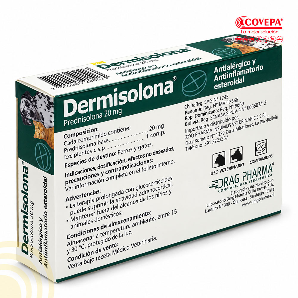 Dermisolona 10 Comprimidos Prednisolona