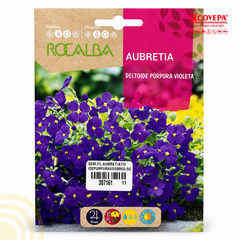 Semilla Flor Aubretia Deltoide Púrpura