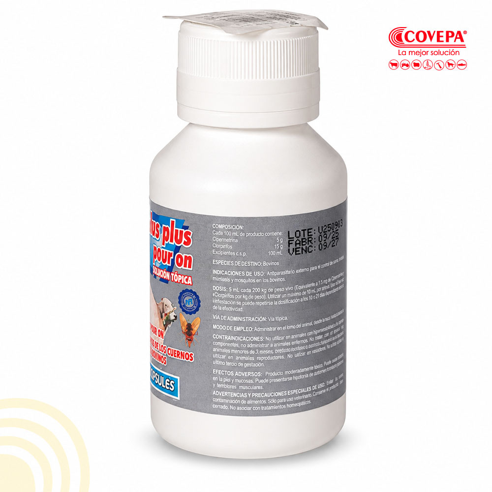 Antiparasitario Ectosule Plus Pour-On 100 ml