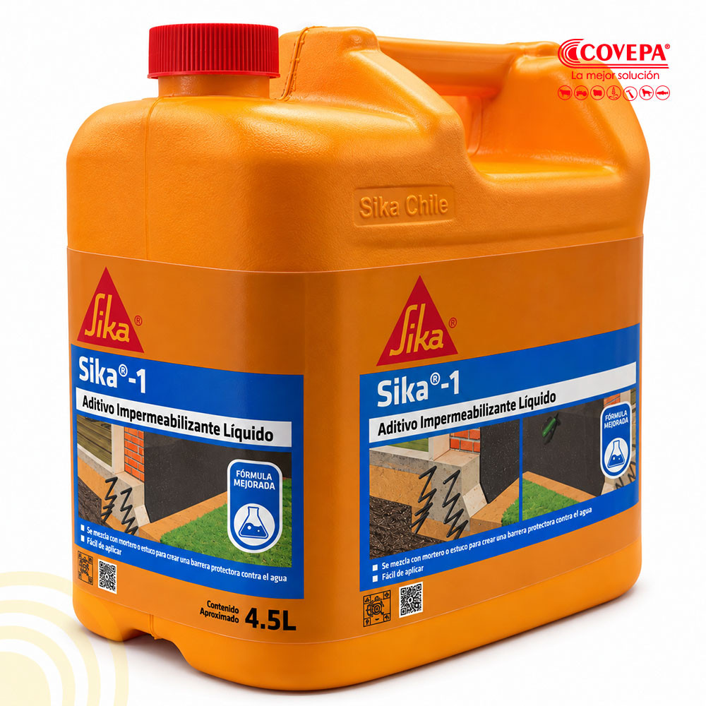 Aditivo Impermeabilizante Sika-1 Bidón 4,5 L