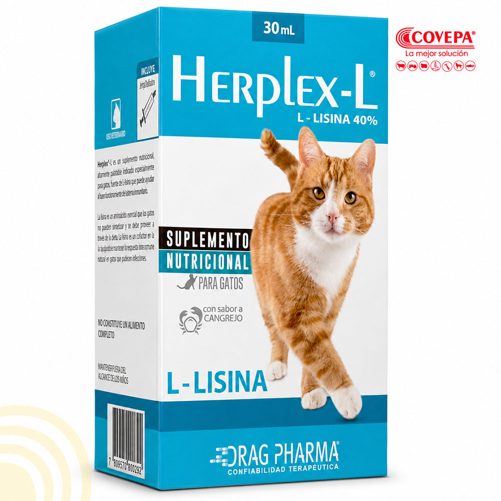 Suplemento Gato Herplex-L Oral 30ml