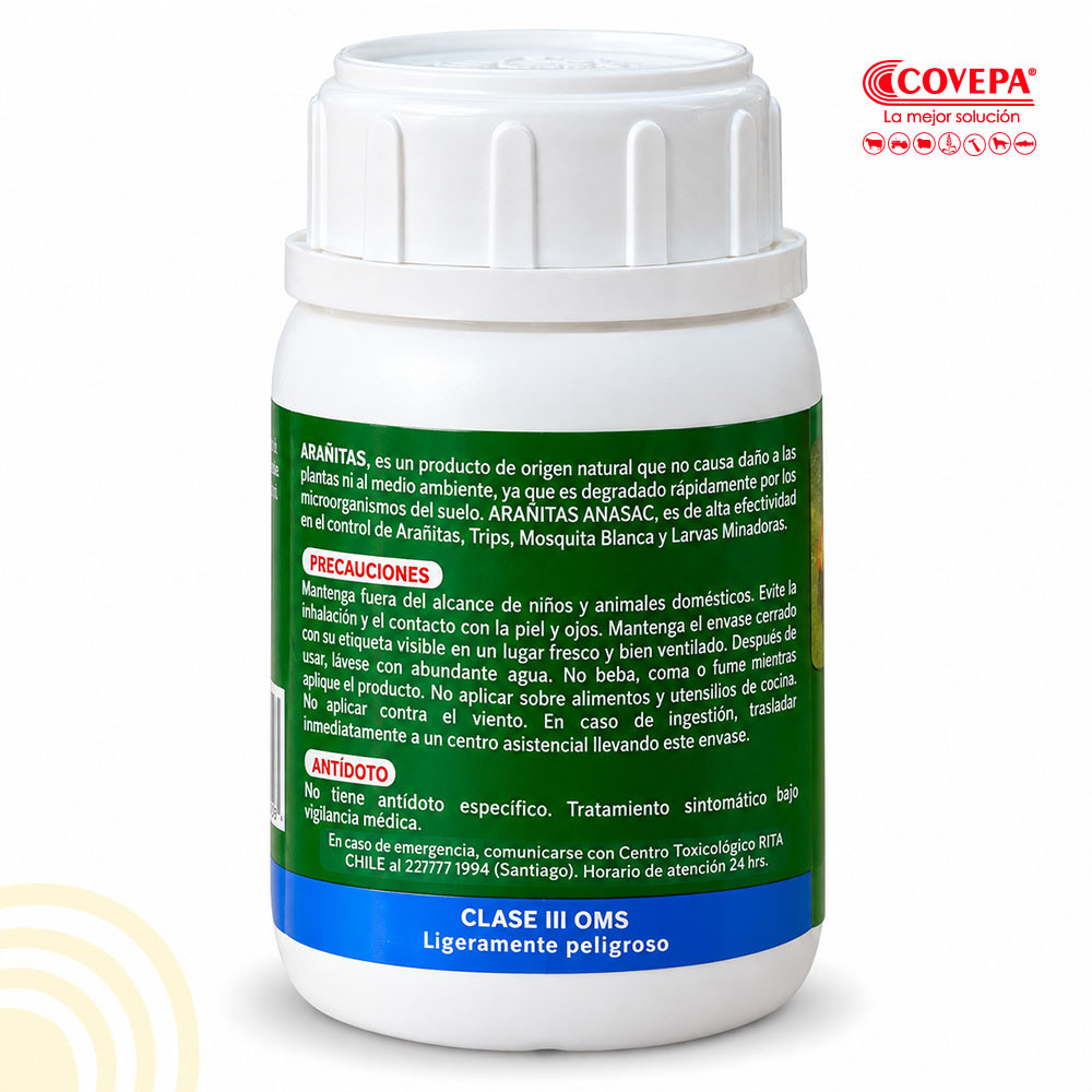 Insecticida Acaricida Arañitas Anasac 100 cc