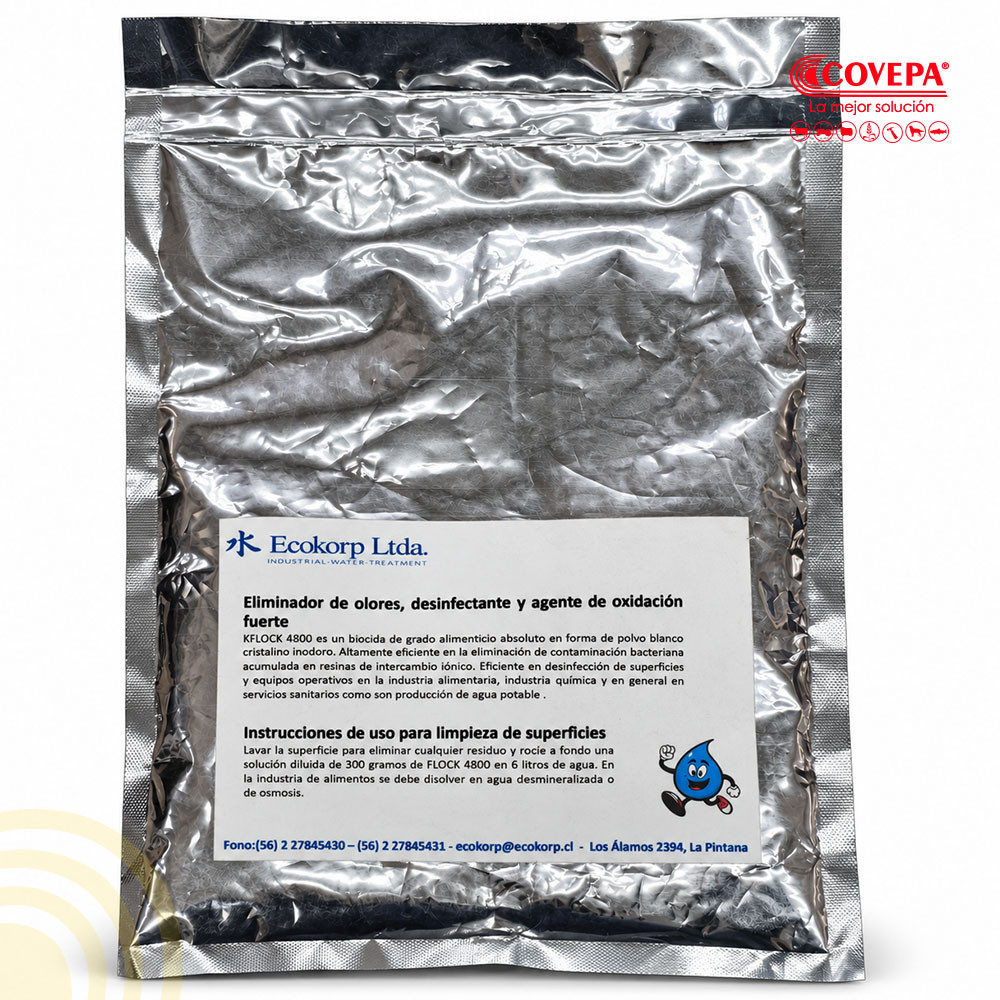 Desinfectante Fosa Séptica KFLOCK 4800 Ecokorp 300 g