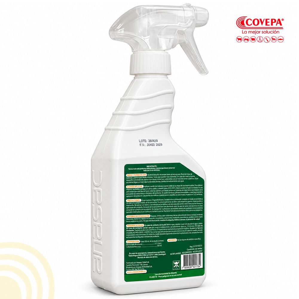 Herbicida Bazooka Plus Listo para Usar Anasac 500 cc