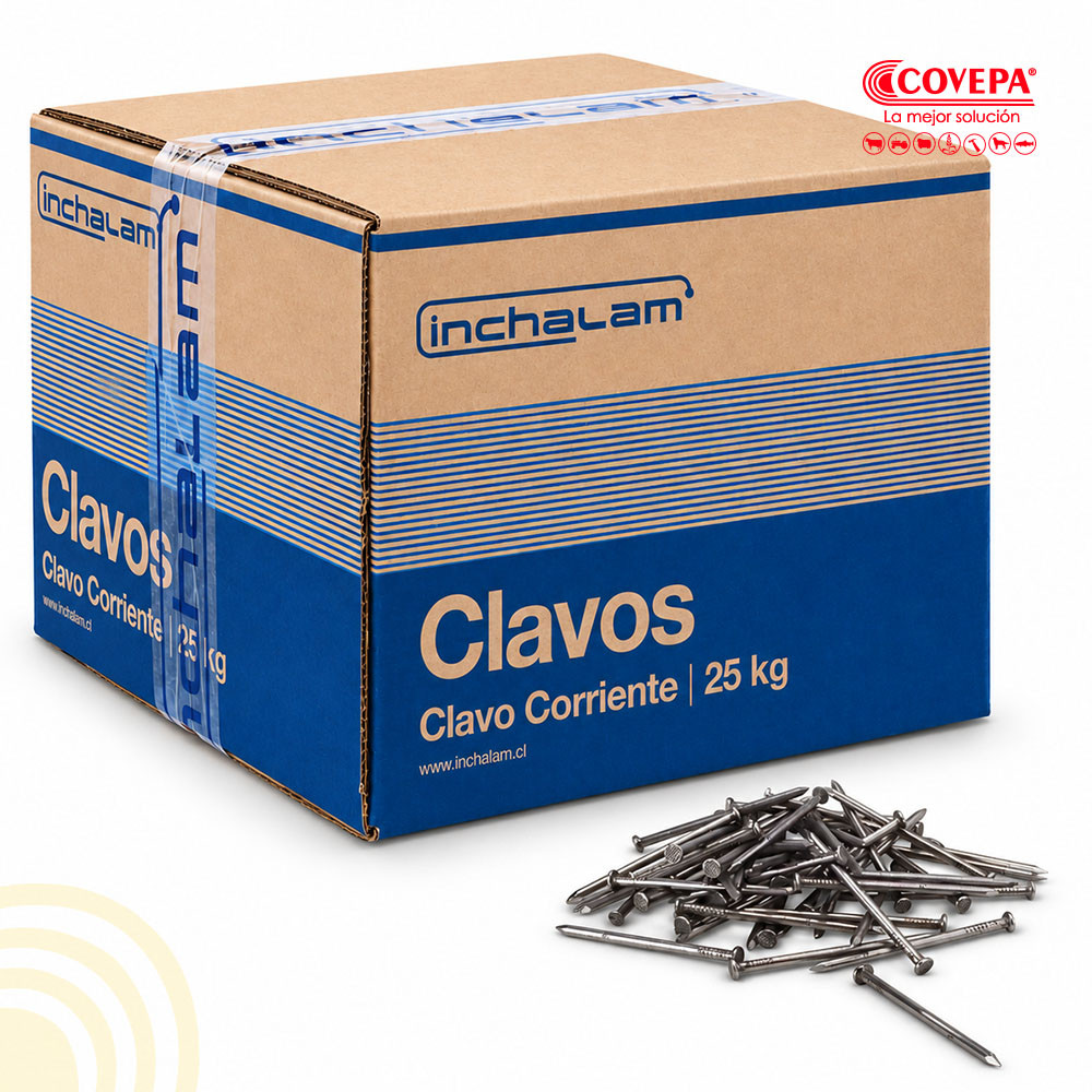 Clavo Corriente 3-1/2" Caja 25 kg