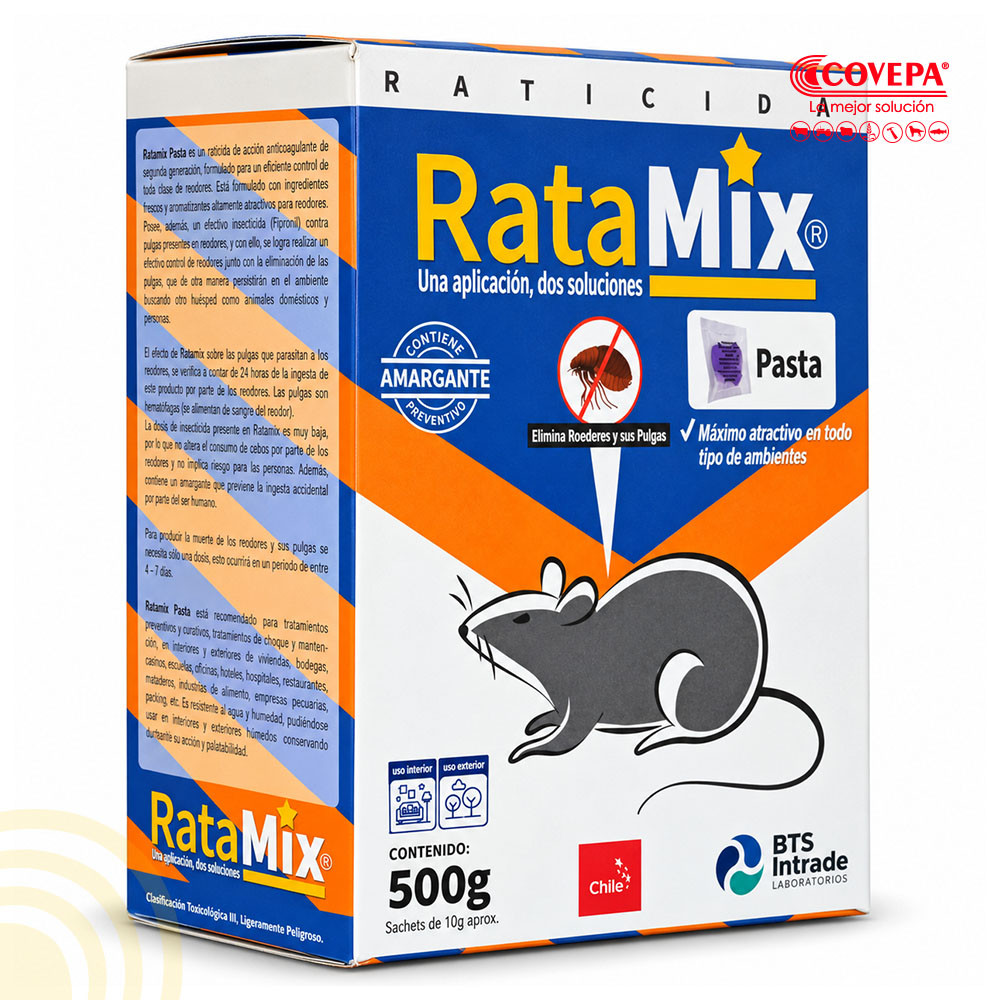 Raticida Ratamix Pasta BTS Intrade 500 g