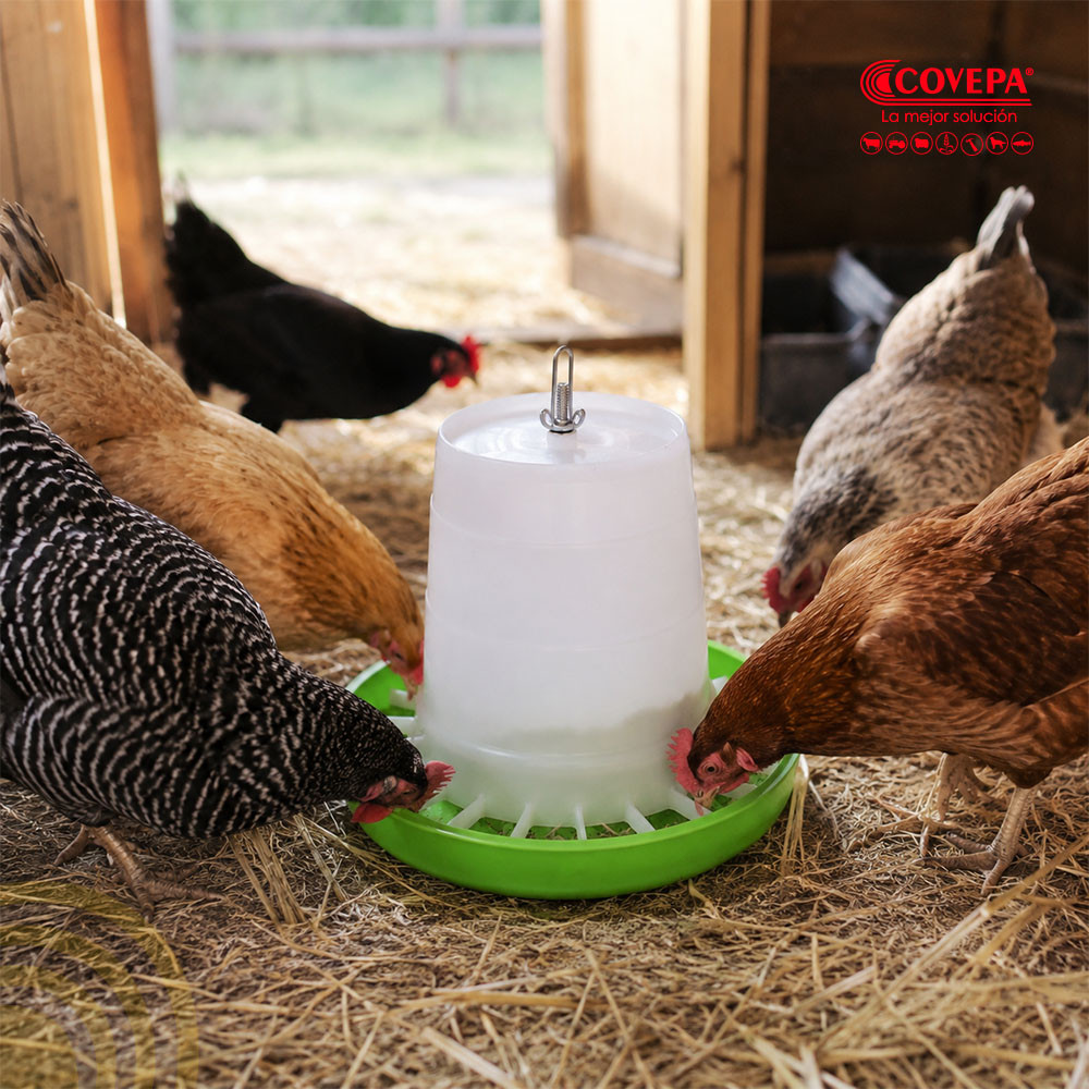 Comedero Plástico Aves 5kg
