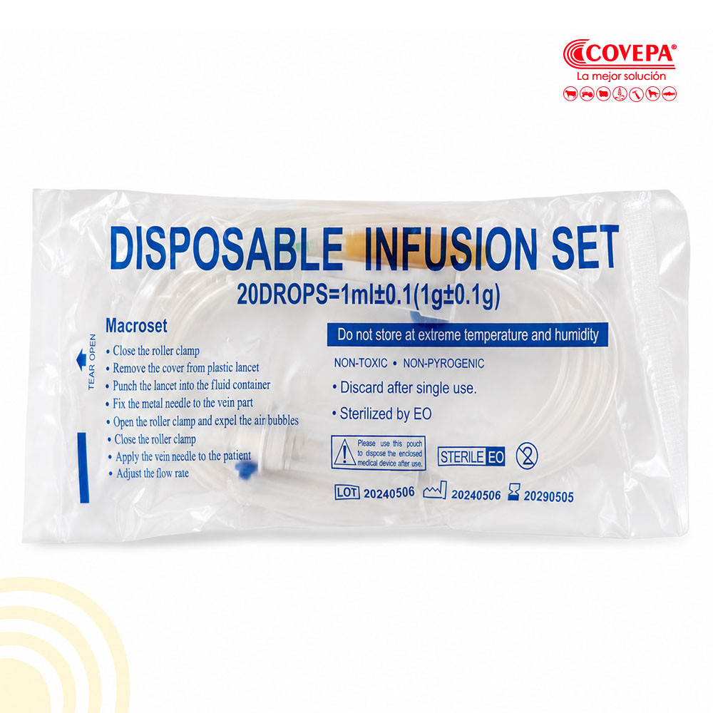 Infusor de Suero Desechable (Microgoteo)