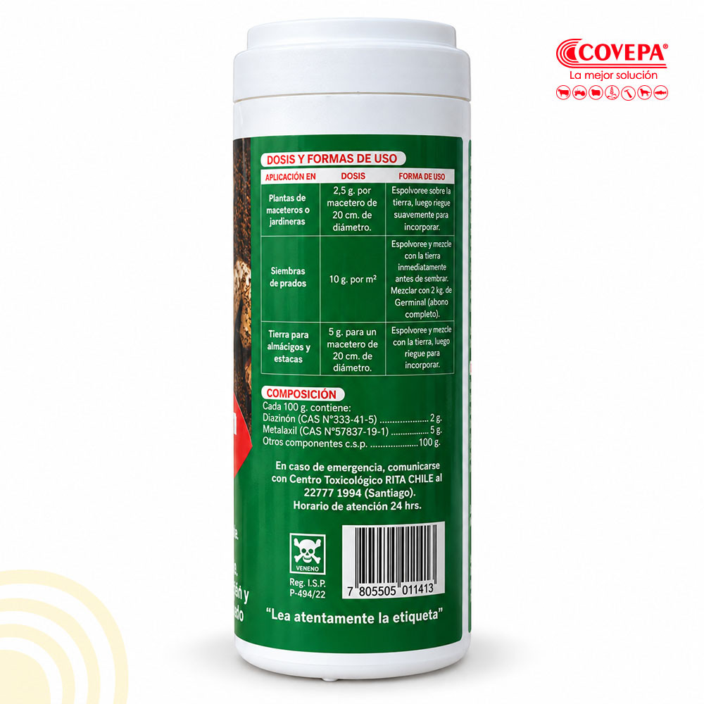 Insecticida y Fungicida para Suelo Terrasan Anasac 350 g