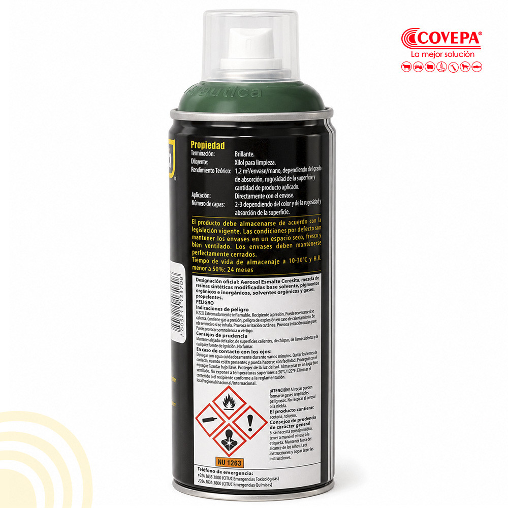 Esmalte en Spray Ceresita 440 cc Verde