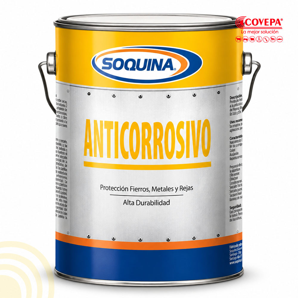Pintura Anticorrosivo 1gl Rojo Maestranza Soquina