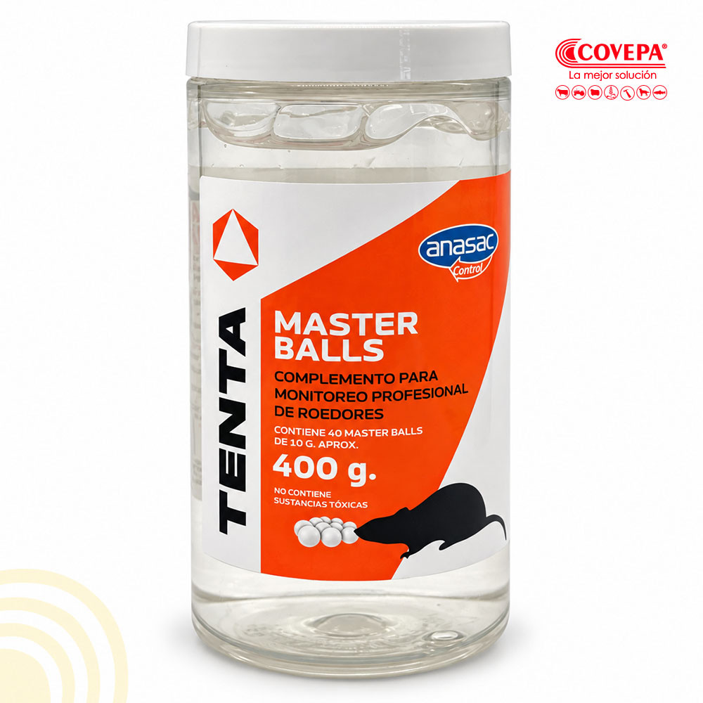 Atrayente para Roedores Tenta Masterballs Anasac 400 g