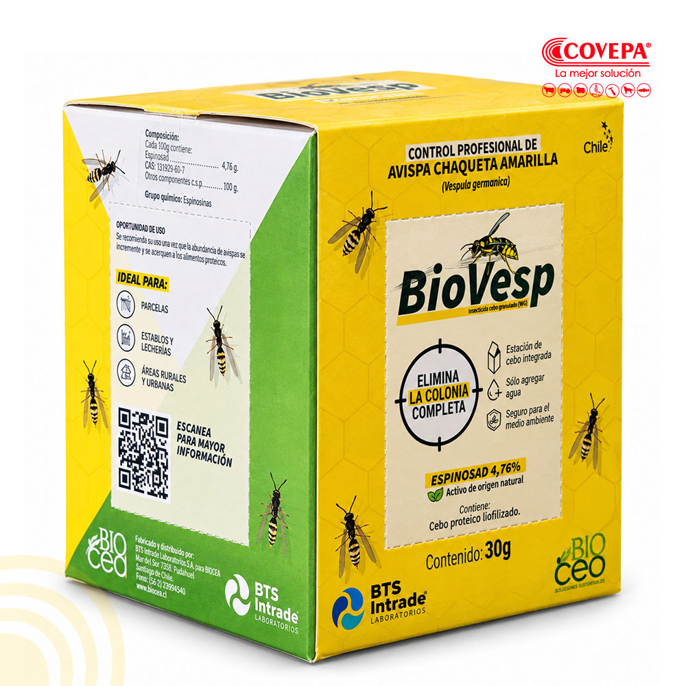 Cebo Insecticida para Avispas BioVesp BTS Intrade 30 g