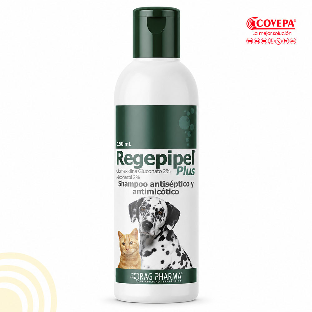 Shampoo Antiseptico Mascotas Regepipel Plus 150ml