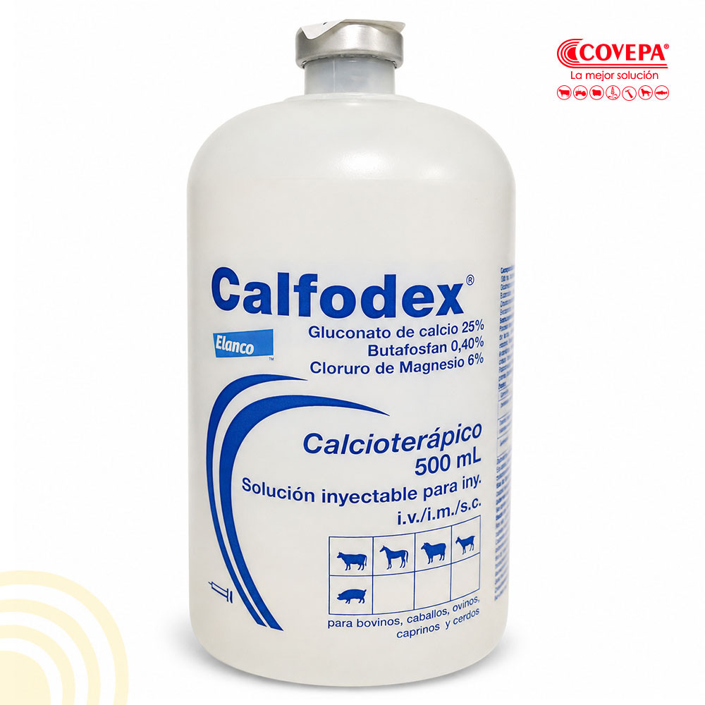 Calfodex Solución Inyectable Calcio Fósforo Magnesio 500ml