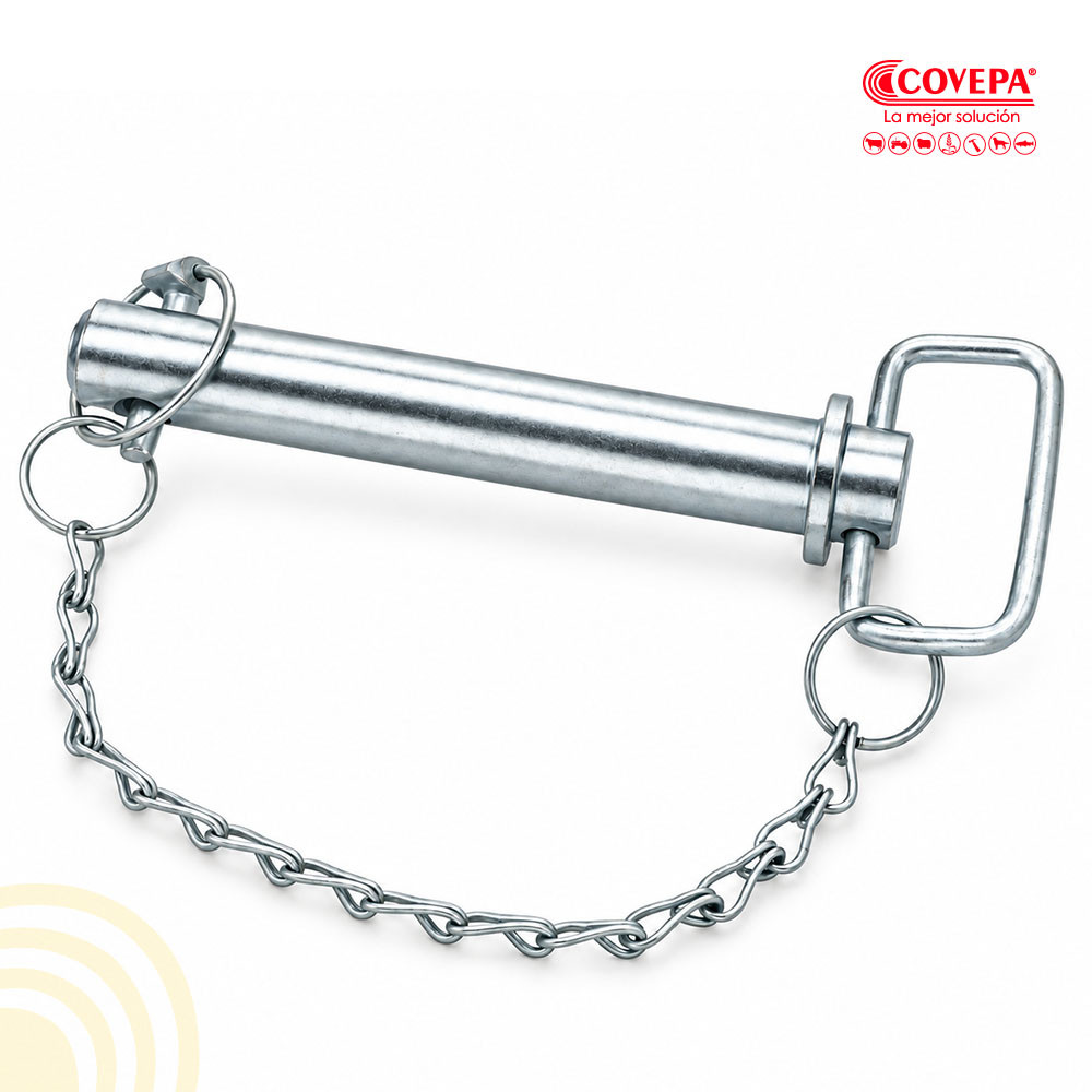 Pasador de Enganche con Cadena Ø28x165mm