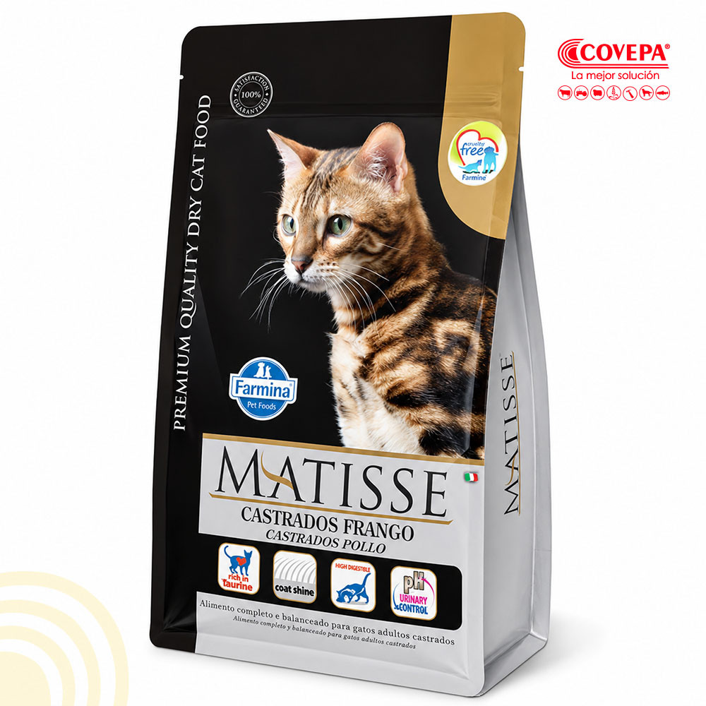 Alimento Gato Matisse 2kg Castrado Pollo