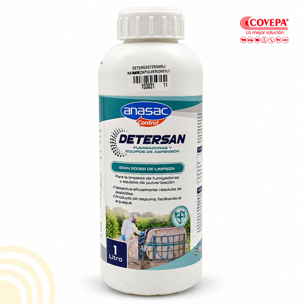 Detergente para Limpieza de Pulverizadores Detersan Anasac 1 L