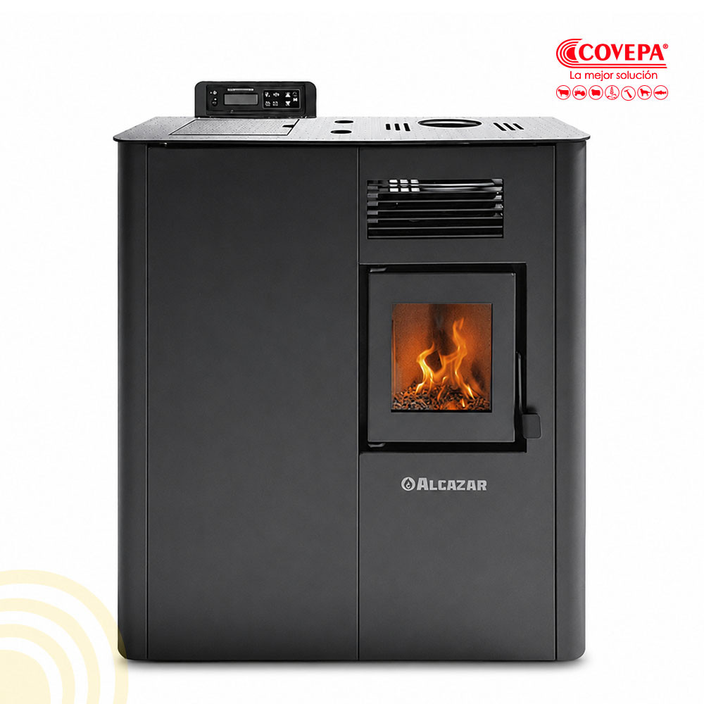 Estufa a Pellet Alcazar Puelo 5,4kW hasta 90 m²