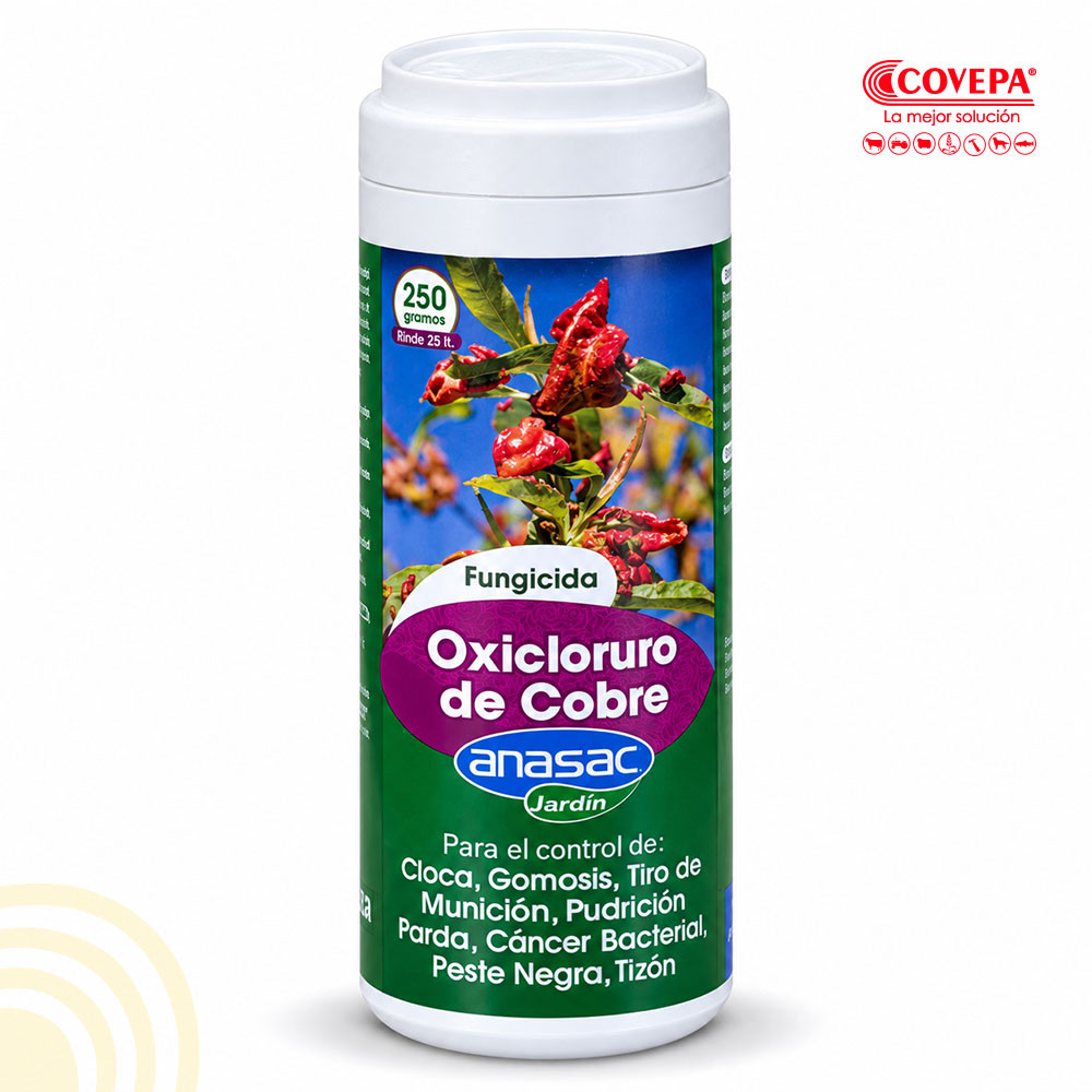 Fungicida Oxicloruro de Cobre Anasac 250 g