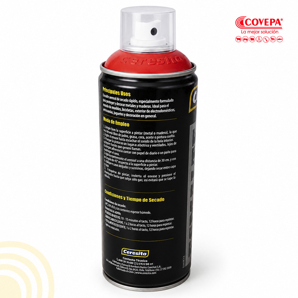 Esmalte en Spray Ceresita 440 cc Rojo