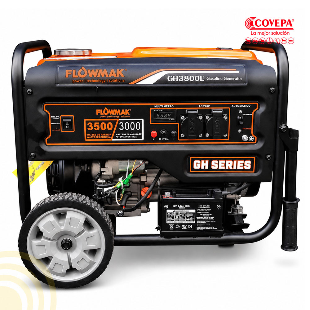 Generador 3.0kVA Flowmak GH-3800E Part. Elec.