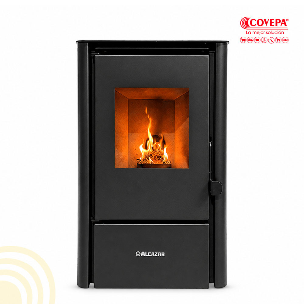 Estufa a Pellet Alcazar Yelcho 7,2kW hasta 130 m²