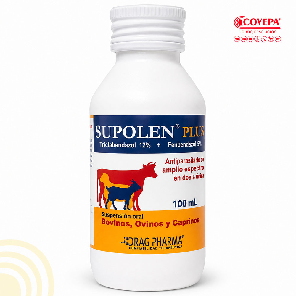 Antiparasitario Supolen Plus Triclabendazol + Fenbendazol Oral 100ml