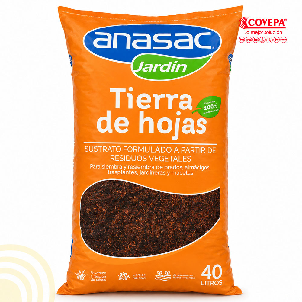 Sustrato Tierra de Hojas 40lt Anasac