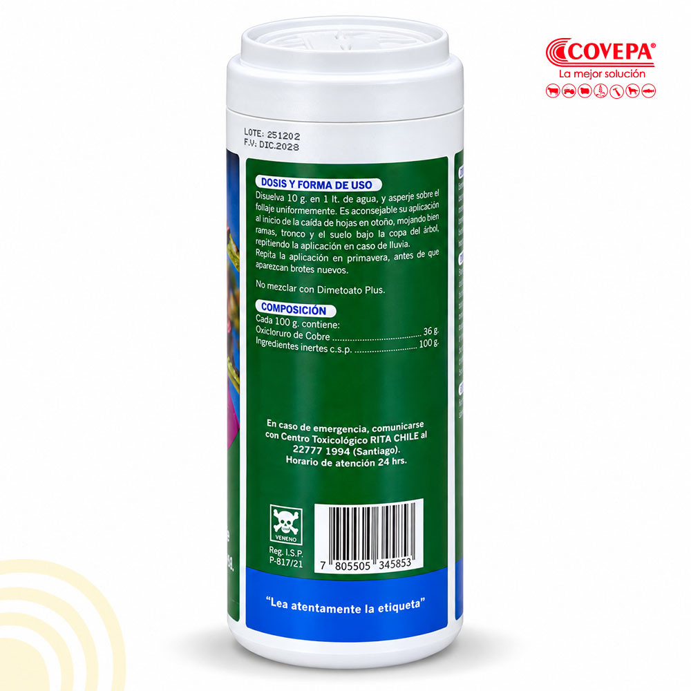 Fungicida Oxicloruro de Cobre Anasac 250 g