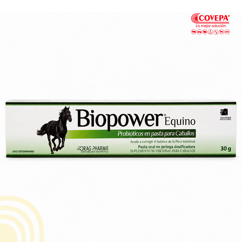 Biopower Equino Probióticos en Pasta 30g