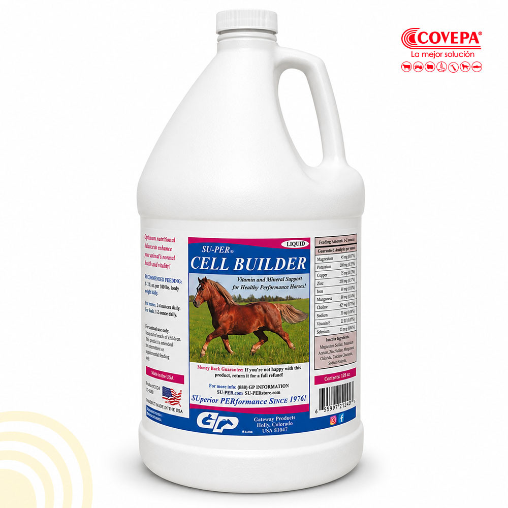 Super Cell Builder Suplemento con Hierro Caballos 1gl