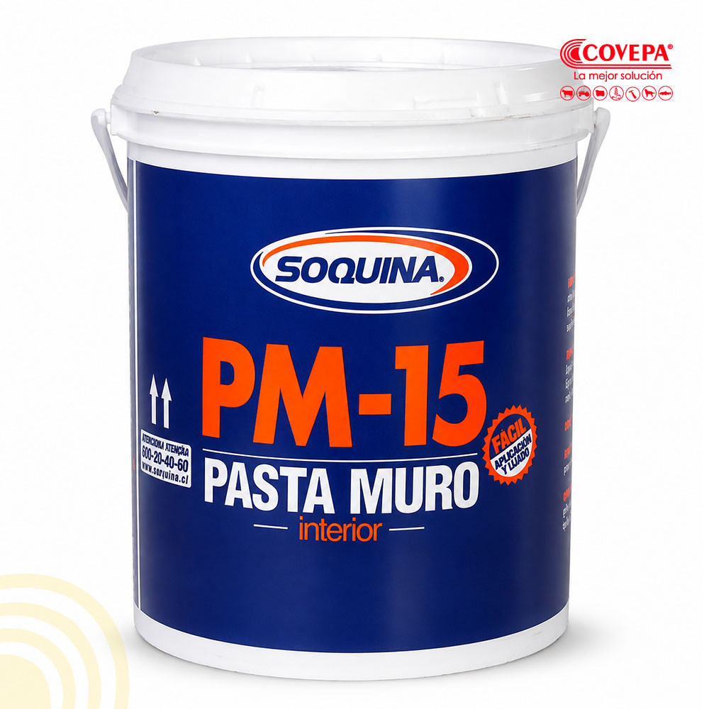 Pasta Muro PM-15 para Interior 1 Galón Soquina