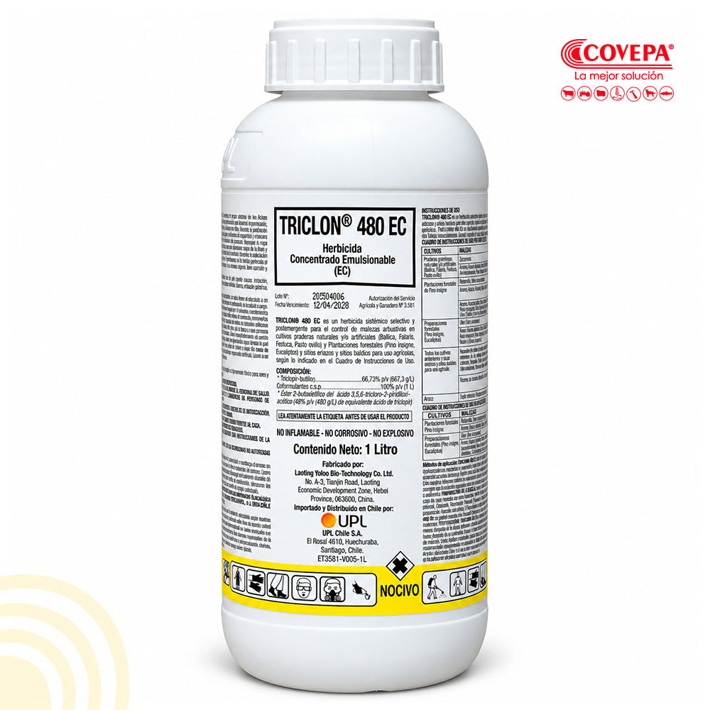 Herbicida Triclon 480 EC Triclopir 1 L UPL