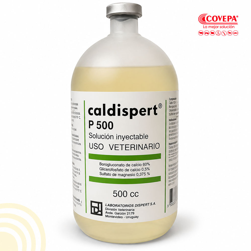 Caldispert Solución Inyectable Calcio Fósforo Magnesio 500cc