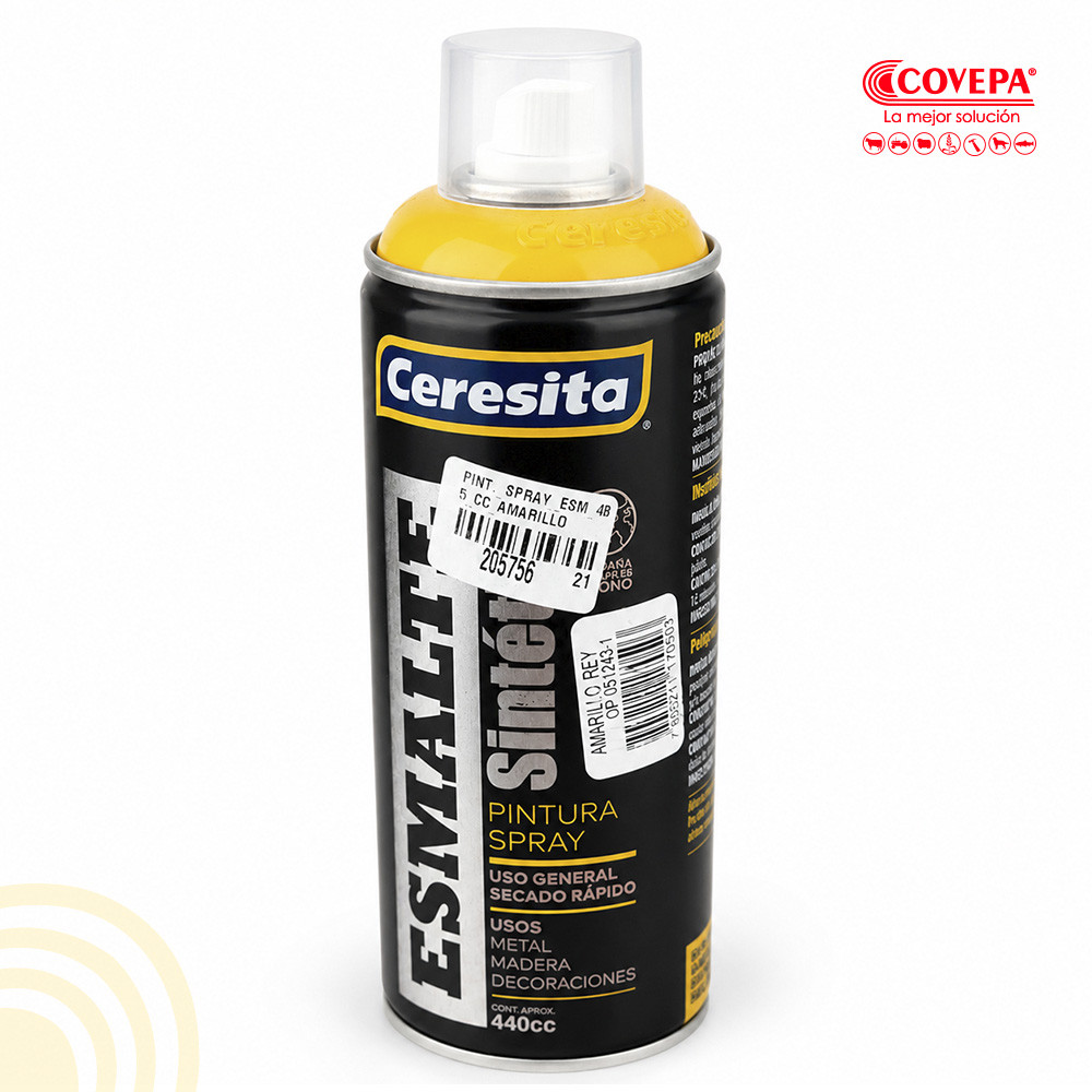 Esmalte en Spray Ceresita 440 cc Amarillo
