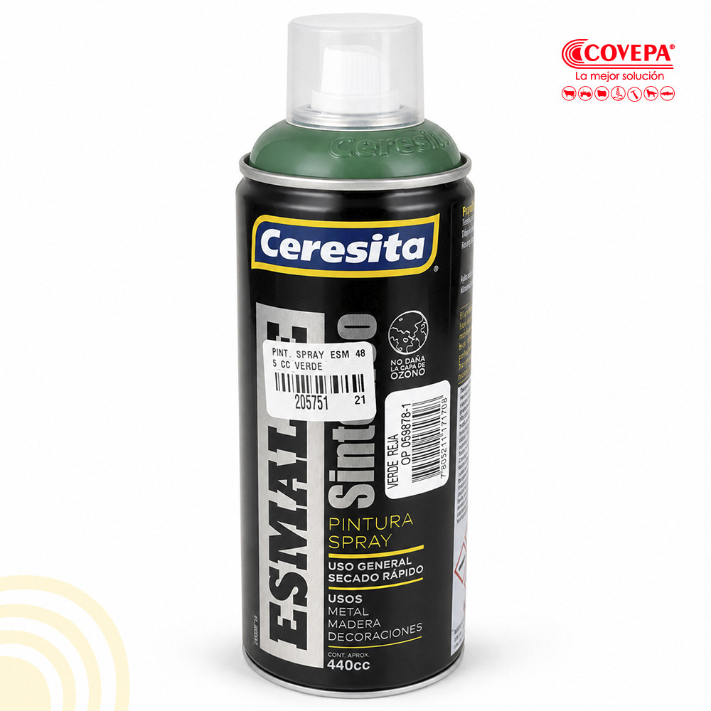 Esmalte en Spray Ceresita 440 cc Verde