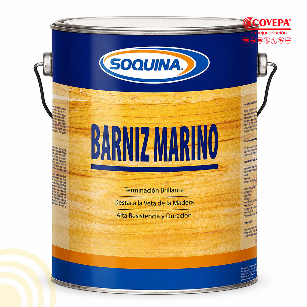 Barniz Marino Soquina 1 Galón Maple