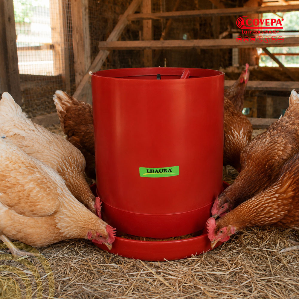 Comedero Plástico Aves 7kg