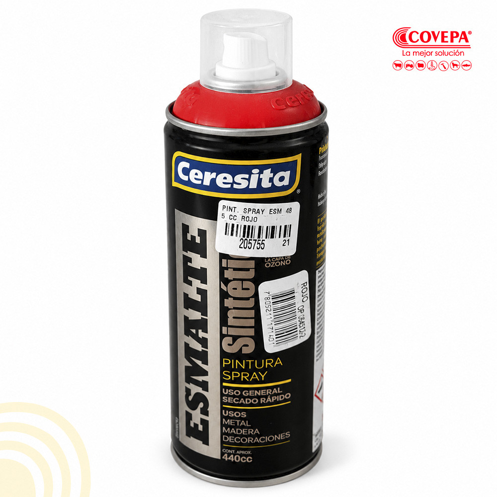 Esmalte en Spray Ceresita 440 cc Rojo