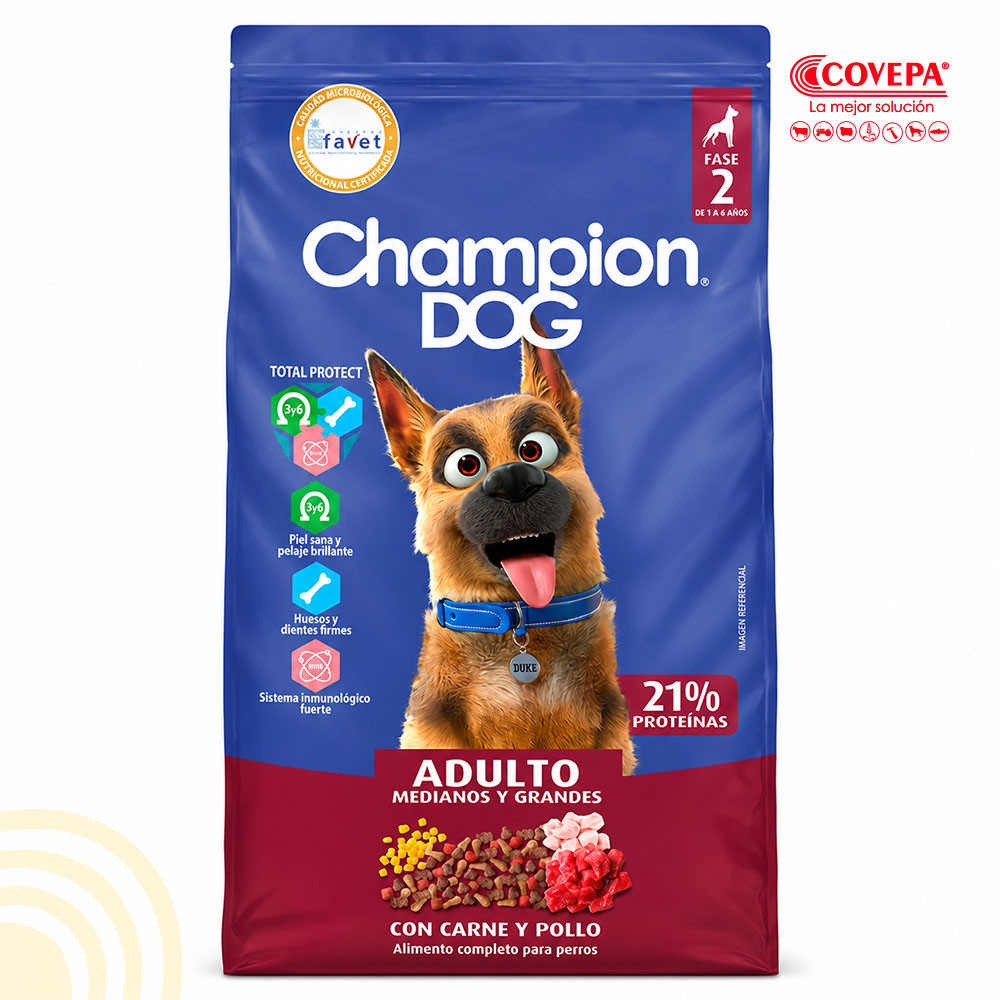 Alimento Perro Champion Dog 18kg Adulto