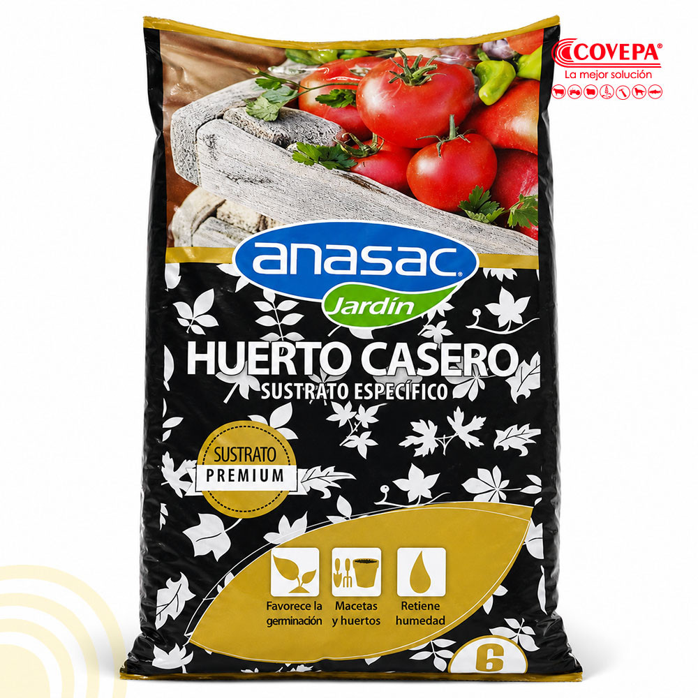 Sustrato Hortalizas Huerto Casero 6lt Anasac