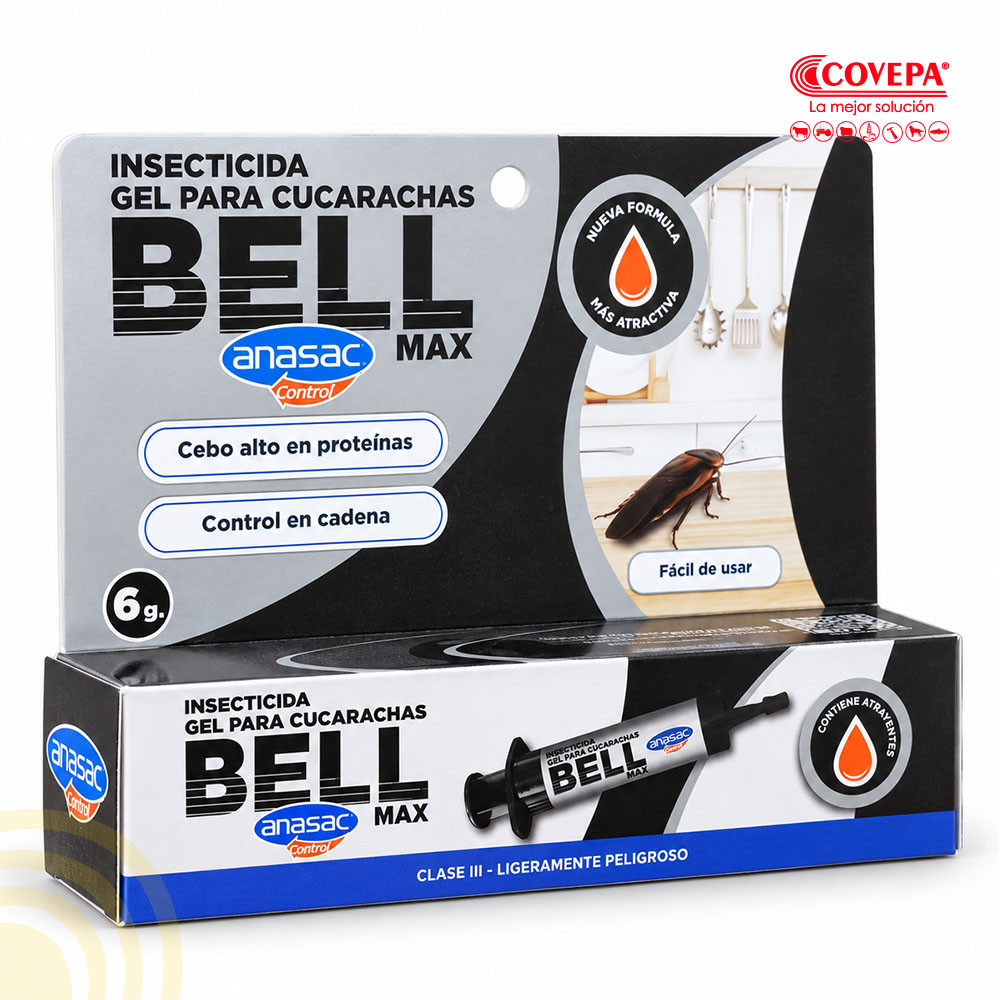 Gel Cucarachicida Bell Max Anasac 6 g