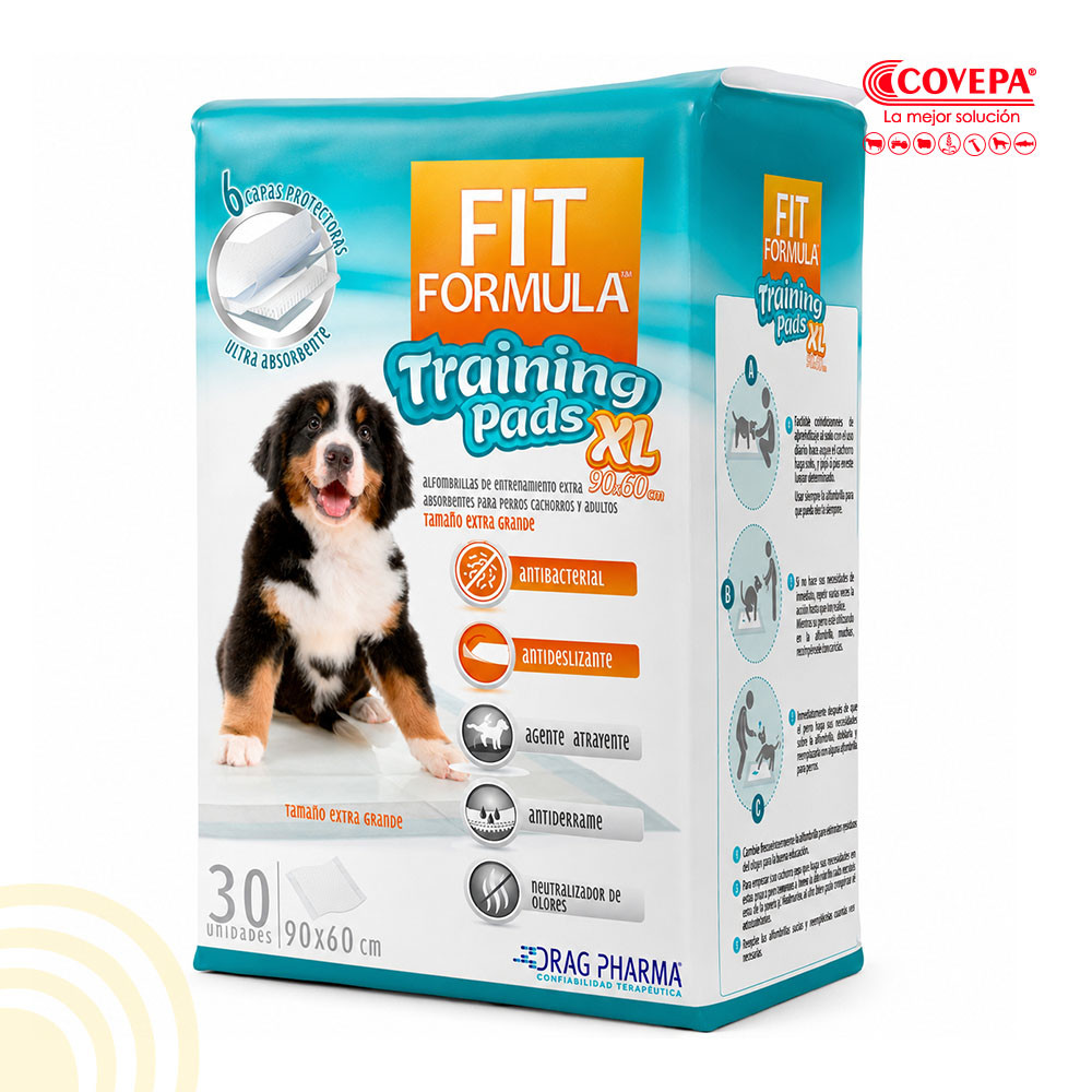 Sabanillas Pads Entrenamiento Perros 30u XL Fit Formula