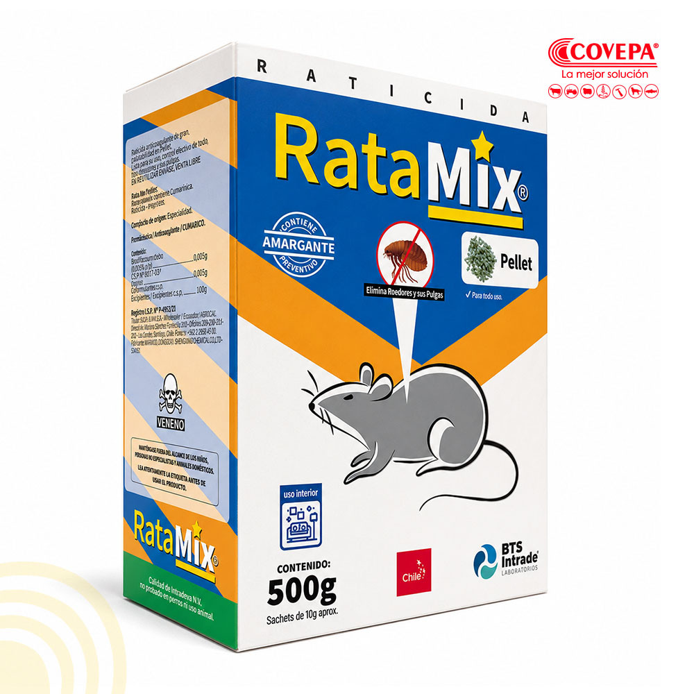Raticida Ratamix Pellet 500g BTS