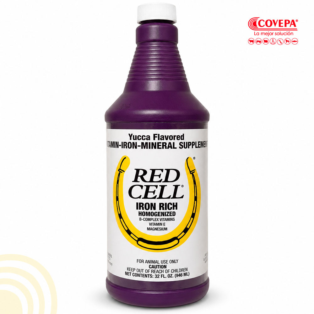 Red Cell Suplemento Vitamínico Hierro Caballos 1lt