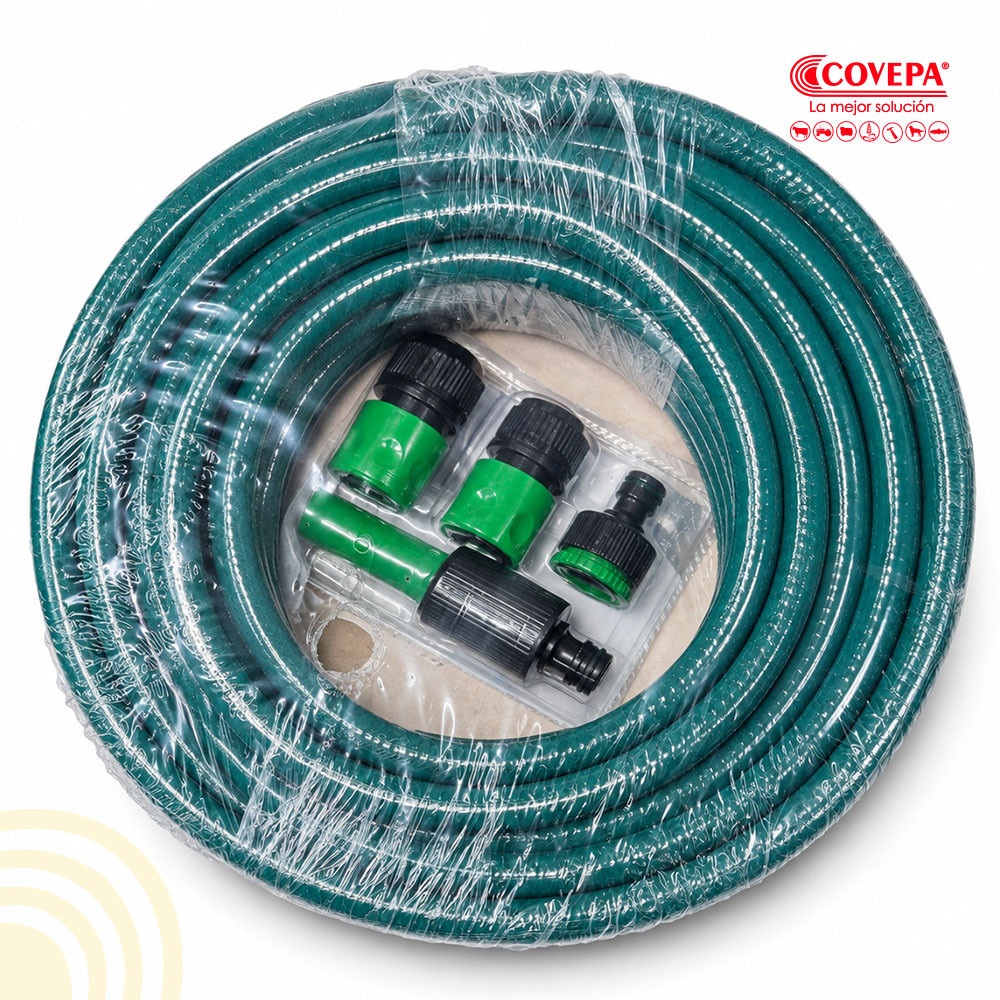 Kit Manguera de Jardín EDR 1/2" x 20 m