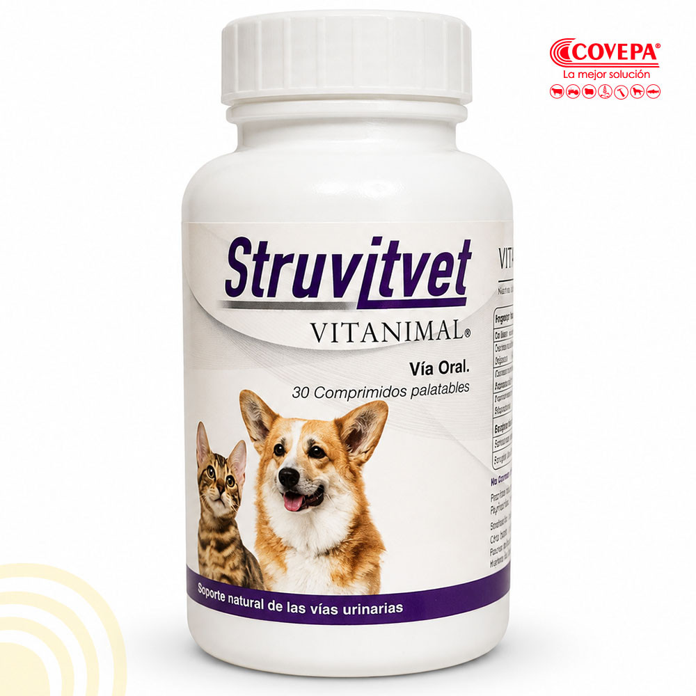 Struvitvet Soporte Urológico para Perros y Gatos (30 Comp.)