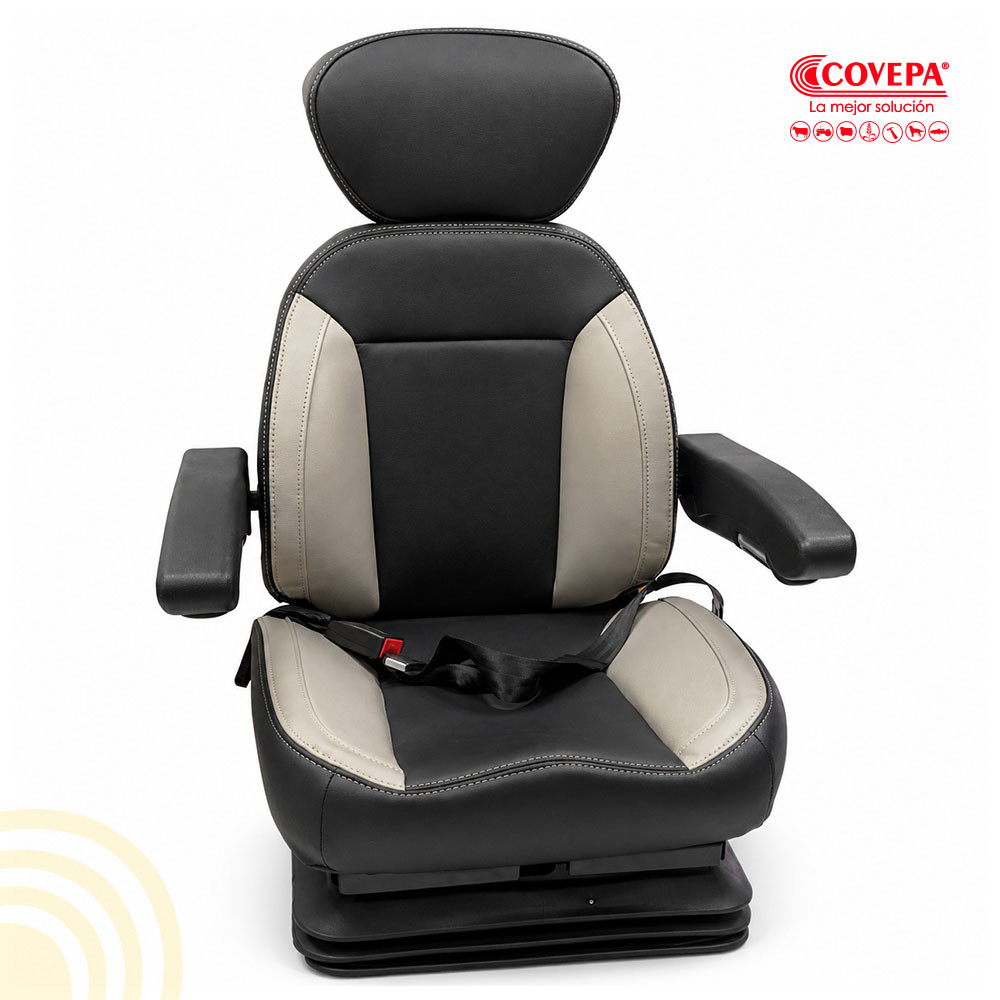 Asiento Tractor Suspensión Aire Soporte Lumbar EMB