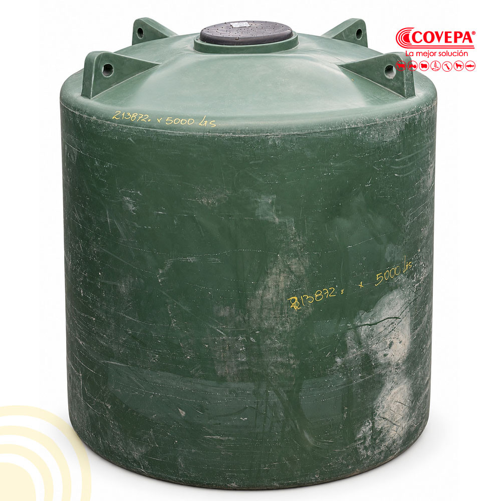 Estanque Plástico Vertical Agua 5.000 L Wenco